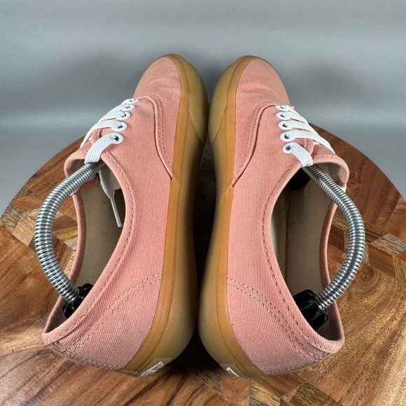 Vans Authentic Pink Canvas Gum Sole Low Top Sneakers Womens 8 Mens 6.5 - Picture 5 of 8